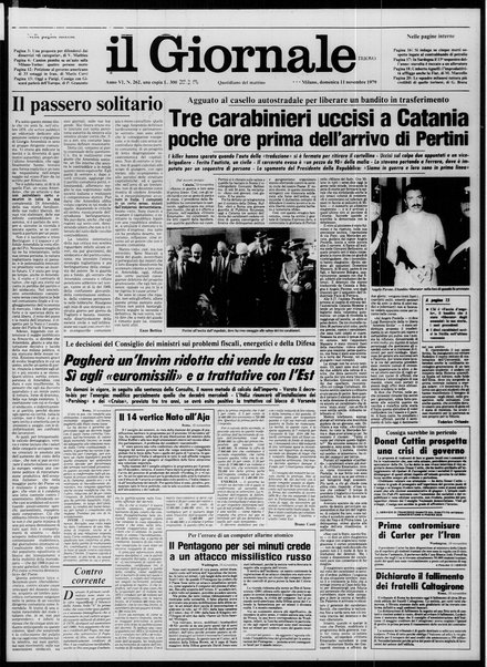 Il giornale nuovo : quotidiano del mattino